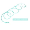 thumbnail image 2 of 6 Pack High- Soft Nasal Oxygen Cannula, Green Tubing, 2 of 9