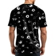 thumbnail image 7 of IAJDKMEK Men's Summer Graphic T-Shirt - Halloween Print Crewneck Tee for Men, Lightweight Breathable, Funny Casual Shirts for Daily & Costume Party,Black L, 7 of 7