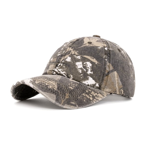 Men Women Cotton Camouflage Baseball Cap Outdoor Sports Camping Jungle Adjustable Hat