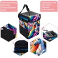 thumbnail image 2 of Robot Unicorn Attack Foldable Car Garbage Can with Lid, Leak-Proof Mini Trash Can, Hanging Storage Bag - Car Trash Bin for Travel and Commuting, 2 of 6