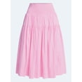 thumbnail image 7 of Free Assembly Women's Smocked Waist Cotton Midi Skirt, Sizes XS-XXL, 7 of 7