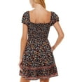 thumbnail image 2 of City Studio Womens Juniors Printed Mini Fit & Flare Dress, 2 of 2