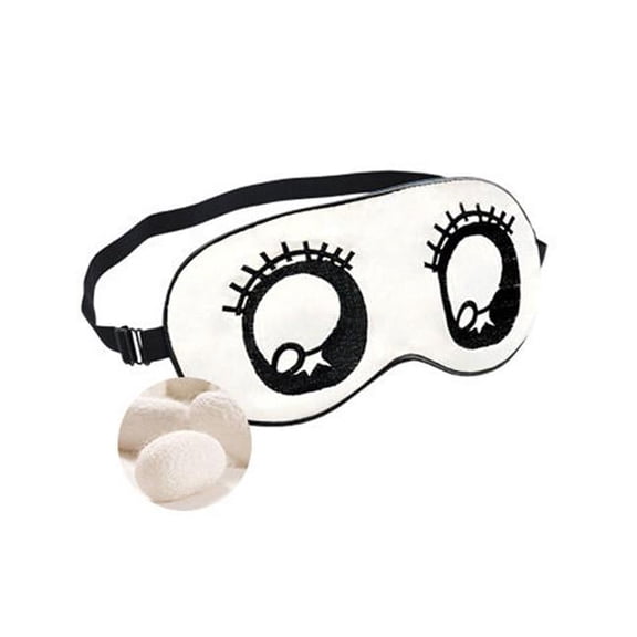 Panda Superstore  Creative Silk Cute Comfortable Eyeshade Sleep Eye Mask - Big Eyes