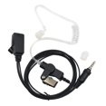 thumbnail image 2 of Auriculares Con Clip Negro De 3.5 Mm Con Micrófono PPT Para Vertex Sunnimix Police Earpiece Headset nuevo, 2 of 8
