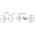 thumbnail image 6 of Design House 791665 Single Cylinder 2-Way Round Corner Deadbolt with Latch Oil-Rubbed Bronze, 6 of 14