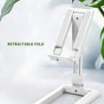 thumbnail image 2 of serony Support de Téléphone Rétractable pour Bureau et Tablette, Support Mobile Antidérapant en Plastique pour la Maison et le Bureau, Blanc, 2 of 9