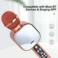 thumbnail image 2 of FlyFlise Wireless Microphone 3 In 1 Portable Handheld Mic Speaker Adjustable Volume LED Lights Home, 2 of 8