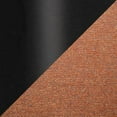 thumbnail image 2 of LumiSource Black Metal, Orange Fabric Margarite Adjustable Office Chair, 2 of 8