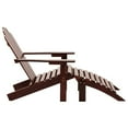 thumbnail image 3 of vidaXL Adirondack Chair Patio Adirondack Chair with Ottoman Solid Wood Fir, 3 of 27