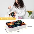 thumbnail image 5 of Cat Portable PU Leather Jewelry Box with Removable Compartment, Bracelet Holder, and Jewelry Display, 5 of 6