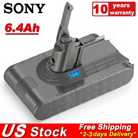 For Dyson V8 SONY Battery SV10 V8 Absolute Animal Fluffy Vacuum Cleaner 6.4AH US