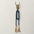 thumbnail image 5 of JUMRHFAN Wooden Bead Decor, 59in with Tassels, Farmhouse Style for Wall Hanging, Navy Blue, 5 of 9