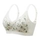 thumbnail image 1 of Puntoco Sujetadores sin aros para mujer, de moda, con estampado de flores, sin aros, con encaje y copa fija, finos y ligeros, para uso diario, 1 of 3