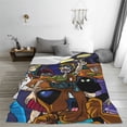 thumbnail image 2 of Lsque Scooby-Doo Pattern Fuzzy Fleece Throw Blanket Extra Large,Super Soft,Fluffy and Warm Blankets for Couch,Bed,All Season Use (40"x30"), 2 of 7