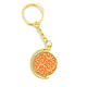 thumbnail image 1 of Naranja Golden decoracion floral clasico Anillo de oro de metal llavero llavero, 1 of 3