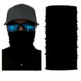 thumbnail image 2 of Balec Black Bandanas by Dozen 12 Pack Head Wraps (Solid Poly Neck Gaiter), 2 of 2