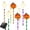 B005- Color E, variant on Halloween Decor, Outdoor Halloween Decorations Yard, Halloween Pumpkin Decorations, Solar Halloween Lights Outdoor, 6-Pack 16X4.5X4.5 Inch Pumpkin and Ghost Halloween Lawn Decor
