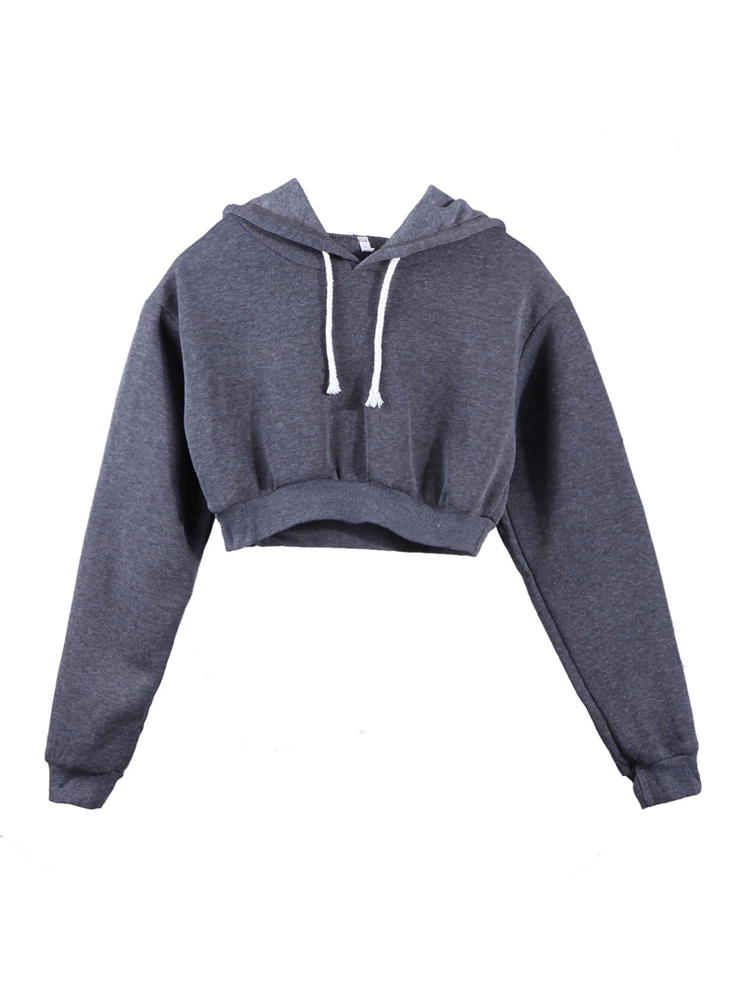 crop sports hoodie
