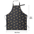 thumbnail image 5 of Picia Christmas Deers Waterproof Apron for Unisex Adult - Adjustable Bib Apron with Pockets, Ideal for Cooking, Gardening, Painting, and Household Chores, 5 of 9