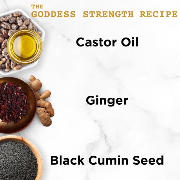 Carol's Daughter Goddess Divine Strength Leave In Conditioner & Castor Hair Oil Set, 10 & 4 fl oz