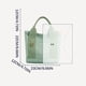 thumbnail image 3 of Bolso grande de lona verde, 3 of 5
