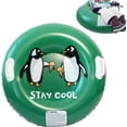 thumbnail image 1 of Snow Tube For Winter Happy Inflatable 31 Inch Heavy Duty Snow Sleds For Kids, 1 of 6