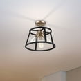 thumbnail image 3 of Nuvo Lighting Chassis 3-Light Semi Flush Mount - N/A, 3 of 8