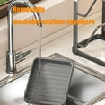 thumbnail image 2 of Kitchen Pot Lid Storage Rack, Multifunctional Pan Lid Holder Organizer with Removable Drip Tray, Carbon Steel Countertop Tool Rack While Cooking & Spoon Rest, 2 of 7