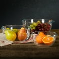 thumbnail image 2 of Mason Craft & More 3 Piece Glass Mixing Bowl Set (3.9L, 2.3L & 1.1L), 2 of 5