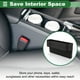 thumbnail image 4 of Relleno de espacio para asiento de automóvil con soporte para taza y organizador de almacenamiento, 4 of 6
