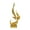 Gold, variant on NEXAVKPR Home Decors Modern Abstract Art Fire Flames Statue Table Decorations for Office