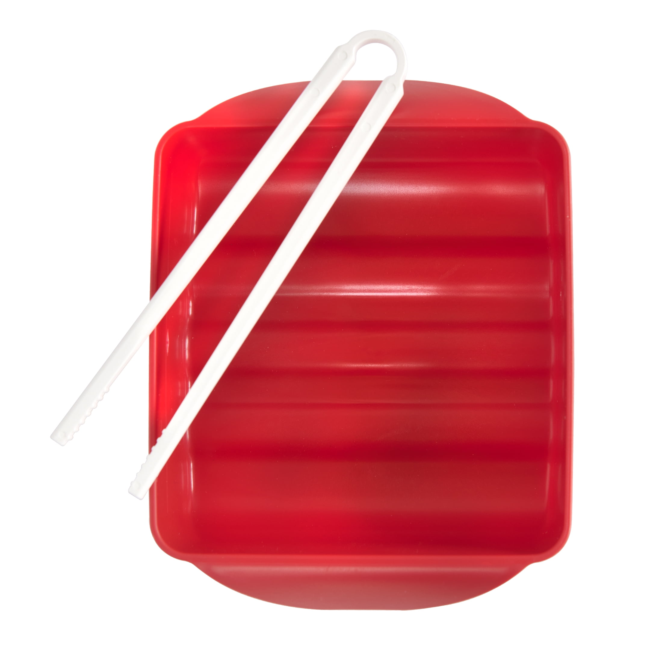 (4 pack) Nordic Ware Microwave Plastic Ramen Rush Cooker with Chopsticks, Red, 7.25" x 5.5" x 2.75"