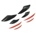thumbnail image 2 of Bumper Canards,Bumper Fin Car Front Bumper Canards Lip Spoiler Bumper Deflector Versatile Functionality, 2 of 8
