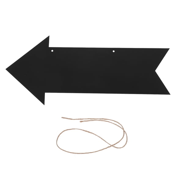 Yardwe Hanging Chalkboard Sign Large Arrow Display Sign Minimalist Design 1Pack