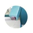 thumbnail image 5 of Kings Brand Furniture Sea Green Antique Accent Cabinet, Mirrored Doors, 2 Shelves, 5 of 7