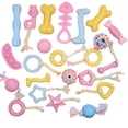 thumbnail image 4 of Juguetes para mascotas Material TPR Juguetes para rechinar los dientes de perro Juguetes de algodón para morder para perros pequeños y medianos Limpieza de dientes para perros, 4 of 6