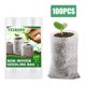 thumbnail image 1 of Bolsa de plantación 100 Uds bolsa de plántulas biodegradable bolsa no tejida biodegradable, 1 of 4