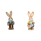 thumbnail image 1 of Decoraciones Conejito Pascua Paja hecha a mano Rabbit Statue Decoración del hogar (b), 1 of 8