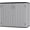 Grey, variant on 37Cu. Large Outdoor Storage Box Waterproof Lockable Resin Storage Cabinet with Heavy Duty Floor for Balcony Garage Backyard Garden Pool Equipment(0 shelf)