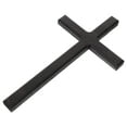 thumbnail image 3 of WHAMVOX Black Wooden Wall Cross for Decorating Unique Design Compact Size Fits Any Home Style Perfect Gift, 3 of 8