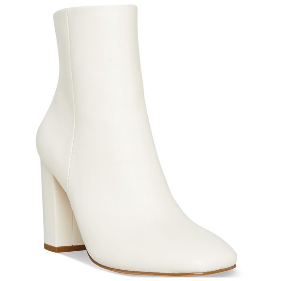 Madden Girl Womens Knox Side Zip Square toe Ankle Boots