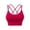 Red, variant on Woman Bras With String Quick Dry Shockproof Running Fitness Large Size Underwear Plus Size Bras Red