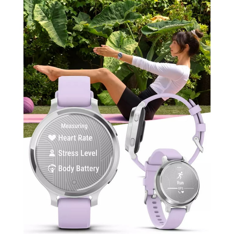 Garmin Lily 2 Active 38 mm Women Stylish GPS Smartwatch Silver