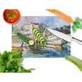 thumbnail image 2 of Caroline's Treasures Shrimp Boat Warehouse Glass Cutting Board Large, 2 of 2