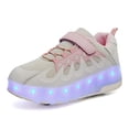 thumbnail image 3 of Kids LED Roller Skate Shoes with Wheel Light up Roller Shoes Kids Skates Sneakers Gift for Girls Boys Children, 3 of 20