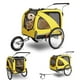 thumbnail image 1 of Fiximaster Dog Bike Trailer Load Bearing 40kg for Big Dog Pets Carts with a 12 inch Jogger Wheel and a 6" Swivel Stroller Wheel ShopWise Round, 1 of 10
