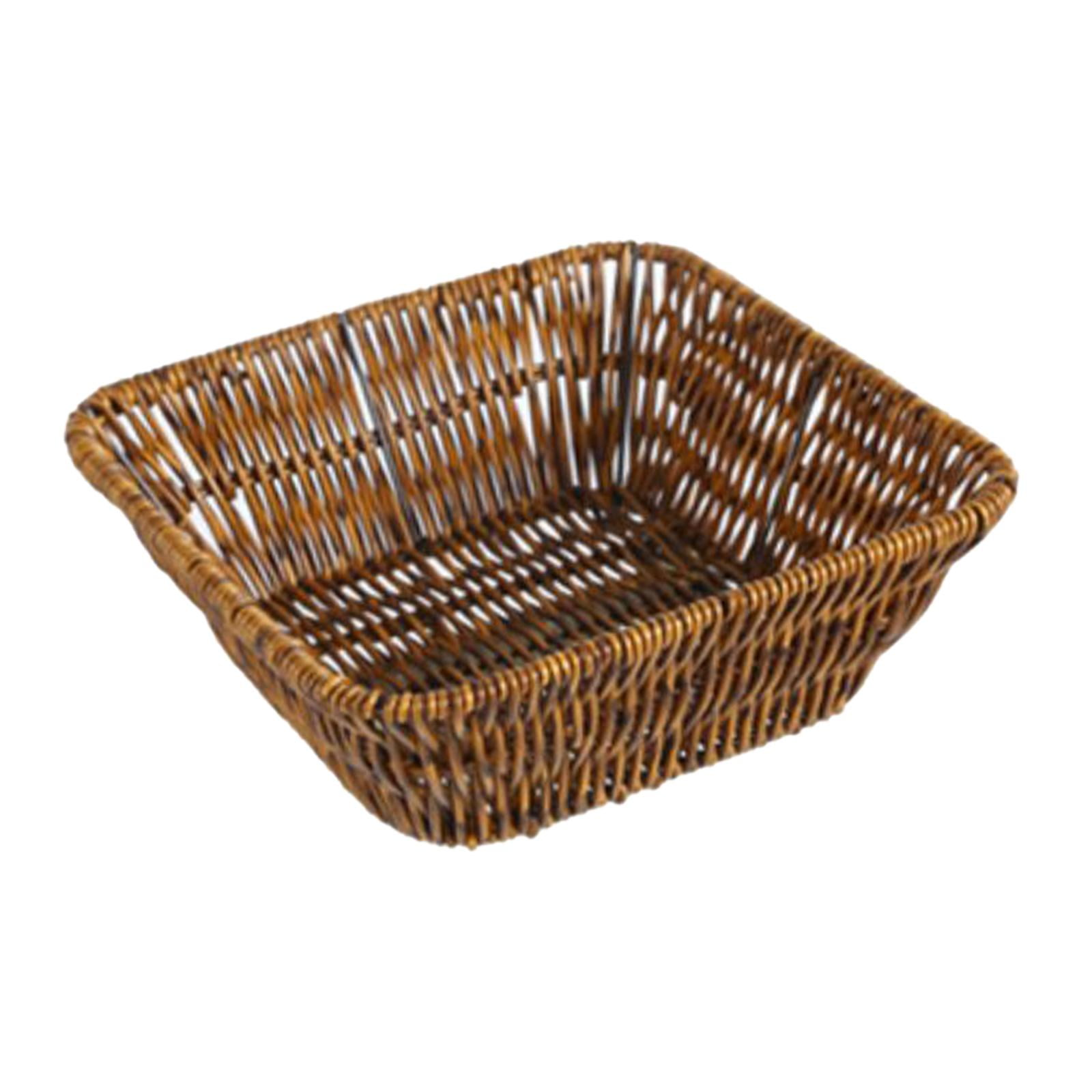 Fruit Basket Vegetables Basket Restaurant Basket Imitation Rattan for