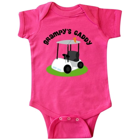 

Inktastic Grampy s Caddy Golfing Gift Golf Cart Gift Baby Boy or Baby Girl Bodysuit