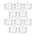 thumbnail image 2 of 100Pcs Simulated Ice Cube Reusable Ice Cubes For General Users, 2 of 8