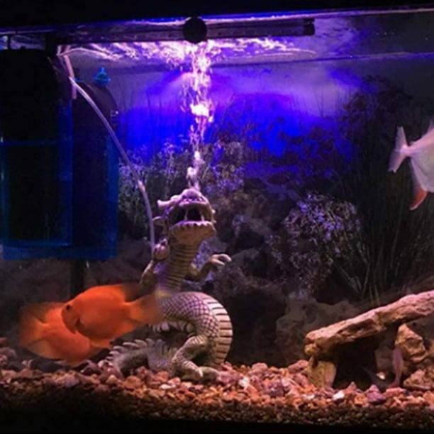 NICREW RGB+W Lampe LED Aquarium, Intensité Réglable avec Minuterie, Lumiere  Aquarium avec 14 Modes d'Éclairage jusqu'à 20 L, 6 W